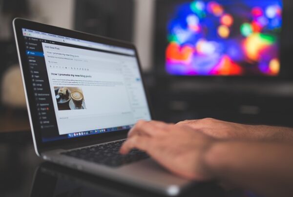 wordpress interface